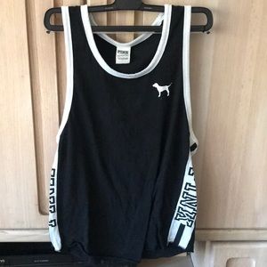 Black tank top from Pink
